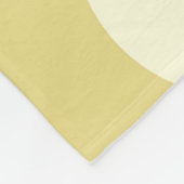 Vleekbank Grote cirkels Stip Groene Cream Fleece Deken (Hoek)