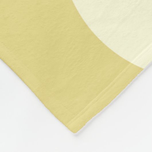 Vleekbank Grote cirkels Stip Groene Cream Fleece Deken (Hoek)