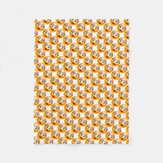 Vleekbank/motief Fleece Deken (Voorkant)