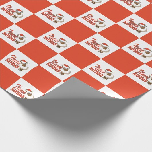 Vleekpapier voor Navidad-overvulling Cadeaupapier (Hoek)