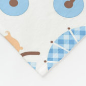 Vleekzak/babyjongen Fleece Deken (Hoek)