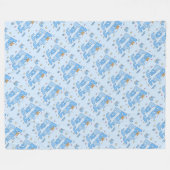 Vleekzak/babyjongen Fleece Deken (Voorkant (Horizontaal))