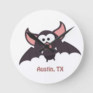Vleermuis - Austin, Texas Ronde Klok