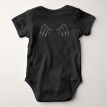 Vleermuis Baby Body - Vleugels op de rug Persoonli