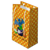 Vleermuis en Borrelende Ketel Cadeautas (Achterkant Gekanteld)