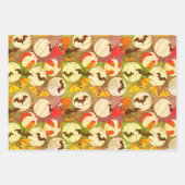 Vleermuis en strandballen Zomer tussen Halloween Inpakpapier Vel (Voorkant 3)