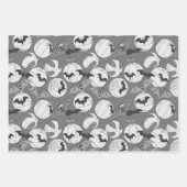 Vleermuis en strandballen Zomer tussen Halloween Inpakpapier Vel (Voorkant 2)