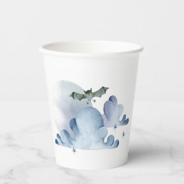 Vleermuis en wolken papieren bekers