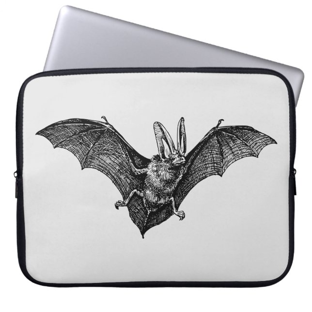  vleermuis gotische vampier laptop sleeve (Voorkant)