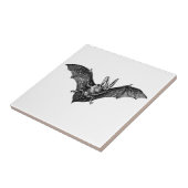  vleermuis gotische vampier tegeltje (Zijkant)