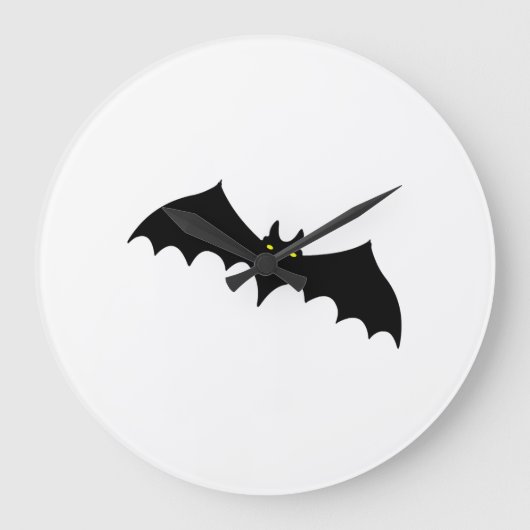 Vleermuis halloween grote klok (Voorkant)