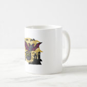 Vleermuis Halloween Koffiemok (Voorkant rechts)