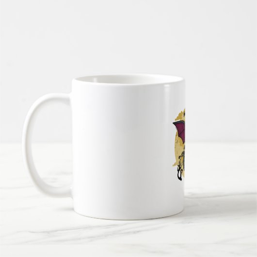 Vleermuis Halloween Koffiemok (Links)