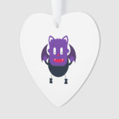 Vleermuis halloween ornament (voorkant)