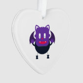 Vleermuis halloween ornament (voorkant)