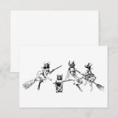 Vleermuis Heksen Kaart (Voorkant / Achterkant)