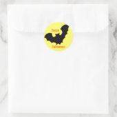 Vleermuis in Moonlight Sticker (Tas)