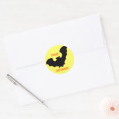 Vleermuis in Moonlight Sticker (Envelop)