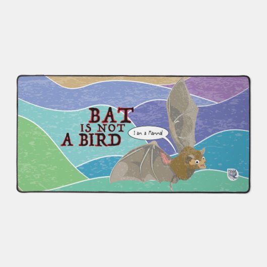 Vleermuis is geen vogel bureaumat (Voorkant)