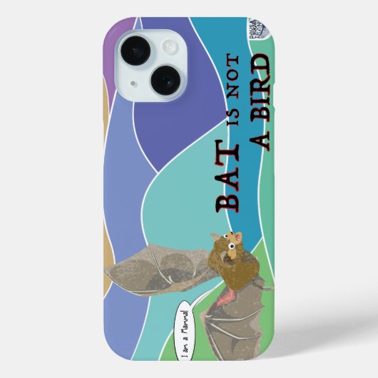 Vleermuis is geen vogel Case-Mate iPhone case (Achterkant)