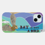 Vleermuis is geen vogel Case-Mate iPhone case (Achterkant (horizontaal))
