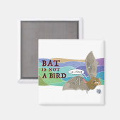 Vleermuis is geen vogel magneet (Voorkant / Achterkant)