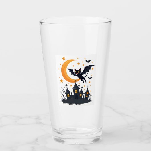 Vleermuis-Kat Vliegpatrouille Glas (Voorkant)