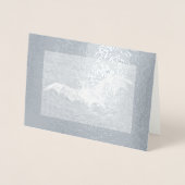  VLEERMUIS MET MAAN REAL FOLIE WENSKAART FOLIE KAARTEN (Voorkant)