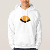 Vleermuis met zon ontwerp hoodie (Voorkant)