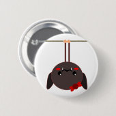 vleermuis op een wamper ronde button 5,7 cm (Voorkant /achterkant)