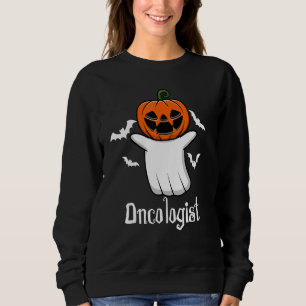 Vleermuis Pompoen Spook Oncologie Cool Halloween O Trui