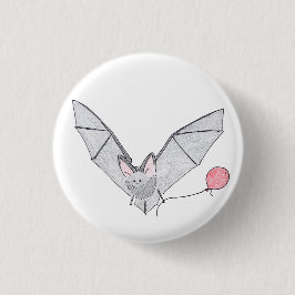 vleermuis ronde button 3,2 cm