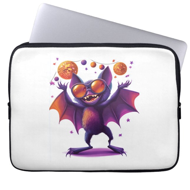 Vleermuis-tastisch Feest Laptop Sleeve (Voorkant)