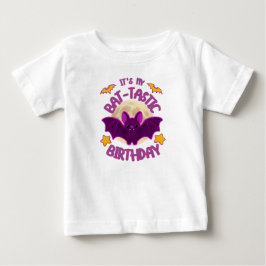 Vleermuis-tastische Verjaardag Halloween T-Shirt