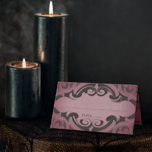  vleermuis tot de dood Bourgondische bruiloft Plaatskaartje