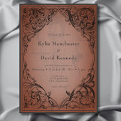 vleermuis tot de dood roest bruiloft kaart