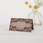  vleermuis tot de dood roest bruiloft plaatskaartje (Voorkant)