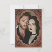 vleermuis tot de dood roest bruiloft save the date (Achterkant)