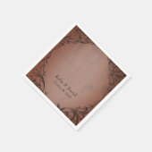  vleermuis tot de dood roest bruiloft servet (Hoek)