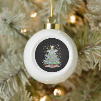 Vleermuis Vogel Kerstboom Kerstlichten Kerstman Ho Keramische Bal Ornament