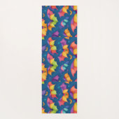 vleermuis Waterverf kleurrijke gepersonaliseerde p Yogamat (Achterkant)