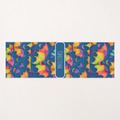 vleermuis Waterverf kleurrijke gepersonaliseerde p Yogamat (Voorkant (horizontaal))