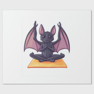 Vleermuis Yoga Flow Cadeaupapier