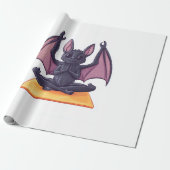 Vleermuis Yoga Flow Cadeaupapier (Uitgerold)