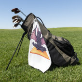 Vleermuis Yoga Flow Golfhanddoek (Groen)