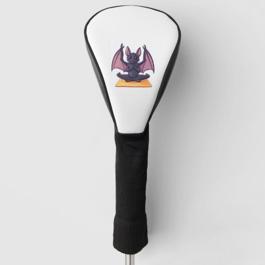 Vleermuis Yoga Flow Golfheadcover (Voorkant)