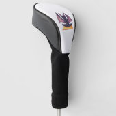 Vleermuis Yoga Flow Golfheadcover (Schuin)