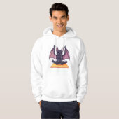 Vleermuis Yoga Flow Hoodie (Voorkant volledig)