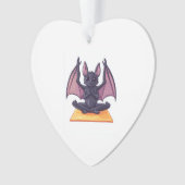 Vleermuis Yoga Flow Ornament (voorkant)
