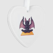 Vleermuis Yoga Flow Ornament (voorkant)